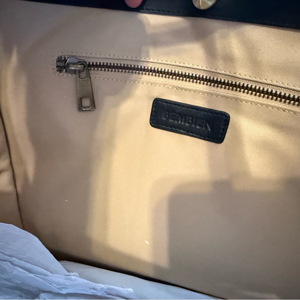Bembien Rosa Tote - Tan and Black Women's Tote Bag - Picture 6 of 6